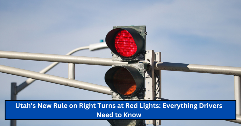 Utah's New Rule on Right Turns at Red Lights: Everything Drivers Need to Know