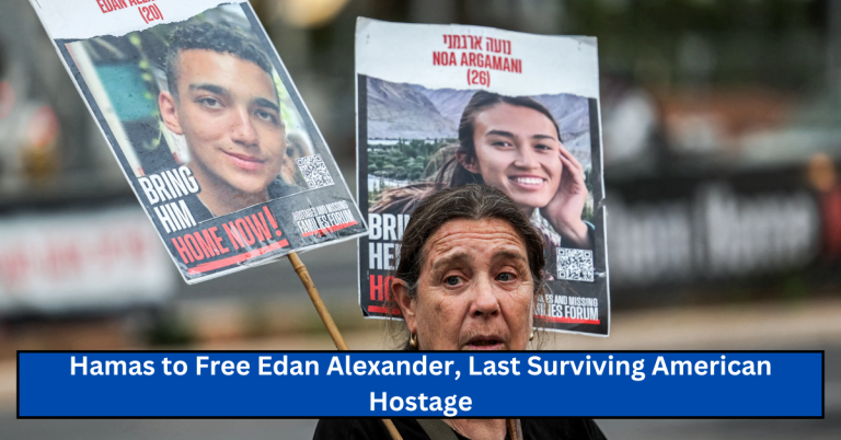 Hamas to Free Edan Alexander, Last Surviving American Hostage